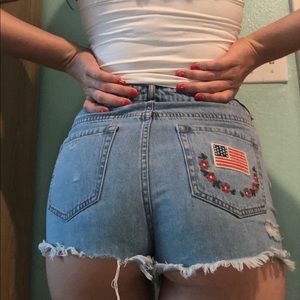 Vintage American flag shorts🇺🇸